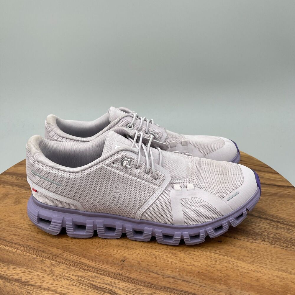 On Running Cloud 6 Shoes Womens Size 9.5 Purple Running Comfort Walking Sneakers